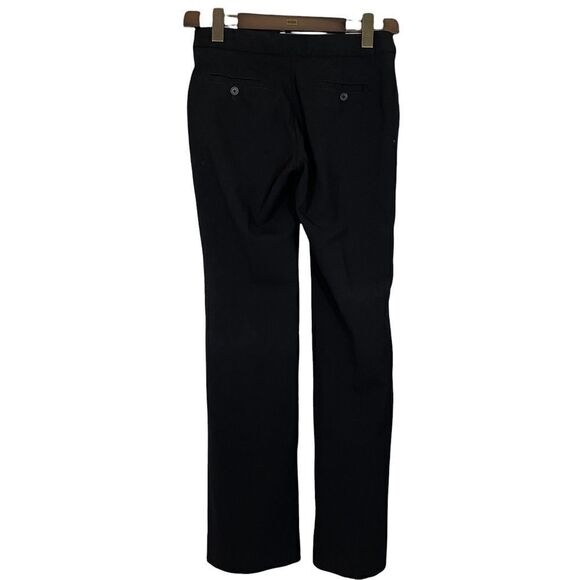 Banana Republic Black Dress Pants Martin Fit Stretch Size 0 - Picture 2 of 2